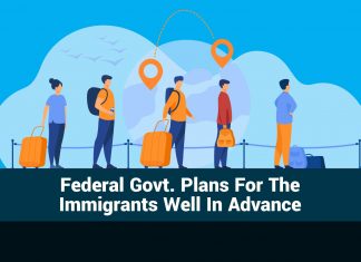 FEDERAL GOVT PLANS FOR THE IMMIGRANTS WELL IN ADVANCE