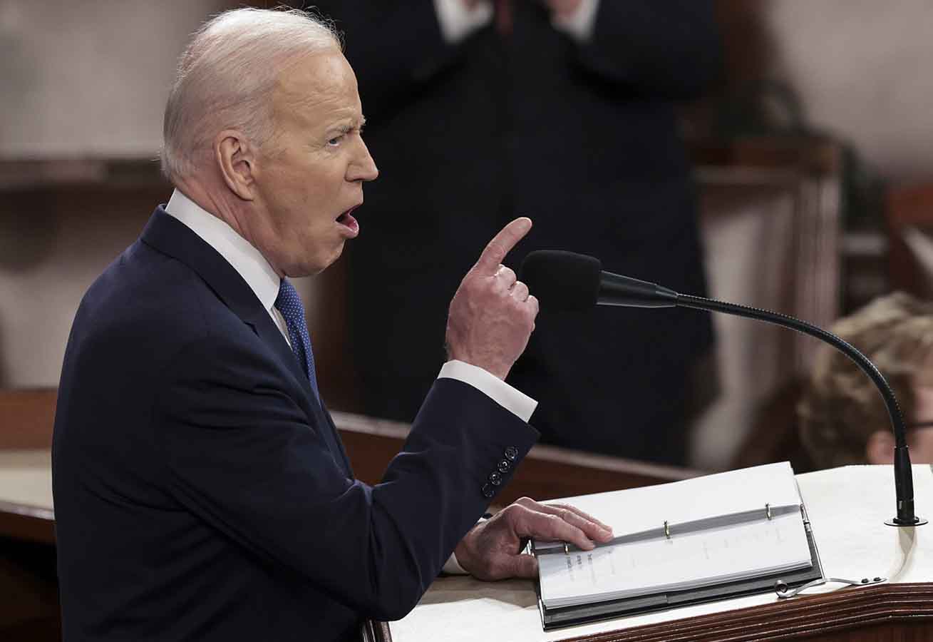 President Biden Delivers His First State Of The Union Address To Joint Session Of Congress