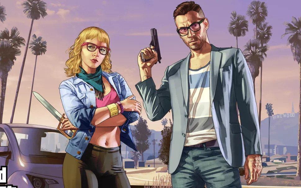 HUGE GTA 6 LEAK! Includes gameplay footage of robbery, Vice City locations, and two playable